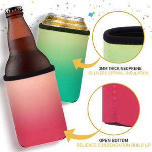 Custom Neoprene Beer Can <b>Cooler</b> Insulated <b>Drink</b> Sleeve OEM Service Bulk Orders Factory Direct for Global Buyers - Product Image 5