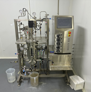 Bailun escala piloto pH/DO monitoreo integración BIORREACTOR DE ACERO INOXIDABLE fermentador 10L estabilidad de cultivo celular - Product Image 3