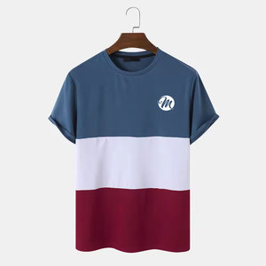 เสื้อยืดผ้านิ่มสำหรับผู้ชายผลิตจากโรงงานทนทานสวมใส่ง่าย - Product Image 1