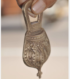 Vintage Brass Embossed Handcrafted Crown Shape Bottle Opener <b>Engraved</b> Royal Design Decorative Metal Bar <b>Tool</b> - Product Image 2