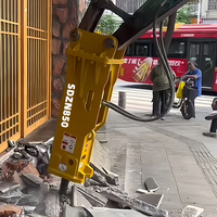 Hochfrequenz-Hydraulikhammer SB45 für 7-14 Tonnen Bagger Meißelbox-Typ Gesteinshammer Schwerlast-Betonabbruchwerkzeug CE