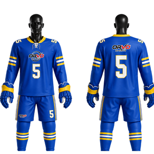 Maillots de hockey sur glace sublimés personnalisés, uniformes de hockey en gros, vêtements de sport d'équipe, fournisseur de maillots d'équipe de hockey personnalisés OEM - Product Image 1