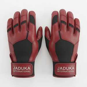 Guantes de bateo de la serie Bruc Bolt en color rosa limonada con un logotipo de rayo llamativo, con puños cortos y largos. - Product Image 1