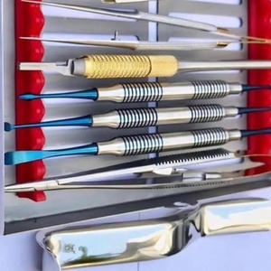 Kit d'instruments de chirurgie micro-orale et maxillo-faciale en acier, manuel, cosmétique, certifié CE, conforme ISO13485, par Grip Surgical - Product Image 4