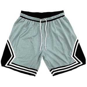 Pantalones cortos de gimnasio para hombre al por mayor, pantalones cortos deportivos de talla grande de verano para hombre, pantalones cortos de malla de poliéster 100% personalizados al mejor precio - Product Image 1