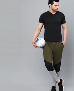 OEM hombres apilados Joggers con bolsillo Streetwear hombres pantalones de chándal Flare Cargo apilados joggers pantalones de chándal hombre pantalón - Product Image 3
