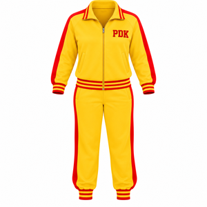 PDK Womens Polyester Tracksuit Practical Two Piece Active Clothing with Zip Up Athletic Jacket and Matching <b>Sports</b> <b>Trousers</b> - Product Image 3