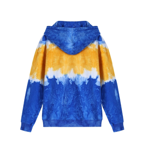 เสื้อฮู้ดดี้สีน้ำเงินรอยัล ลายไทได ปักตัวอักษร แขนยาว มีกระเป๋าจิงโจ้ สไตล์ลำลอง สตรีทแวร์ ใส่ได้ทั้งชายและหญิง - Product Image 1