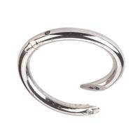 Cincin Hidung Sapi Stainless Steel Veteriner, Dapat Digunakan Kembali, Dapat Disesuaikan, 5mm, Model BNR 04, untuk Pengendalian Ternak Sapi