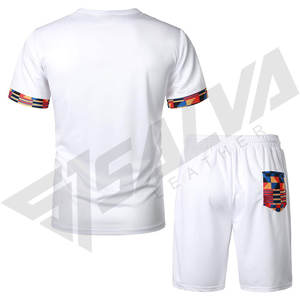 Camisetas de Cuello Cuadrado para Hombre SALVA LEATHER, de Verano, con Logotipo Personalizado, Delgadas, de Secado Rápido, Tejidas, 100% Poliéster, con Relieve, de Alta Calidad - Product Image 4