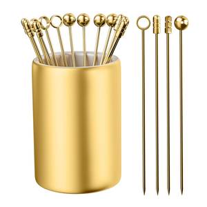 Palillos para Cócteles de Acero Inoxidable de 120 mm, Reutilizables, Minimalistas, Herramientas de Bar para Cócteles y Cerveza, Palillos para Cócteles Hechos a Mano - Product Image 6