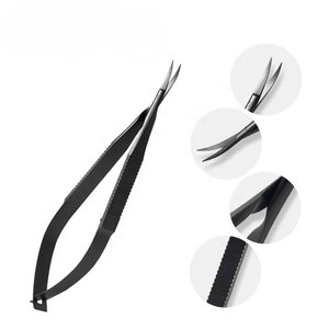 Ciseaux à ressort professionnels de style européen, micro-courbés, pour la beauté, vente en gros, ciseaux à ongles écologiques personnalisables - Product Image 2