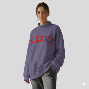 Pull à col montant pour femme, confortable, à manches longues, en tissu agréable et au design tendance, idéal pour le quotidien et l'hiver. - Product Image 1