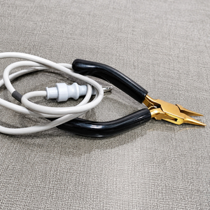 Pince à bec effilé antistatique à prix d'usine, sécurisée ESD, pour la fabrication de bijoux de précision, avec câble antistatique, vente en gros - Product Image 2