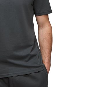 Men’s Charcoal Grey Graphic Print T Shirt Crew Neck Short Sleeve Athletic Gym Workout Training Casual Sportswear Tee - Product Image 4