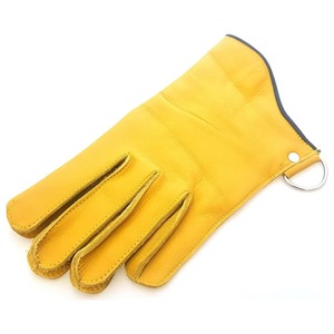 Gants d'entraînement de fauconnerie de qualité supérieure, sûrs et les meilleurs équipements de chasse, prix abordable, en cuir de fabrication professionnelle, faible MOQ - Product Image 4
