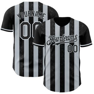 Custom Baseball Jersey Full Button Sublimation Print Team Uniform Wholesale 100% Polyester Short Breathable Summer Winter Spring - Product Image 3