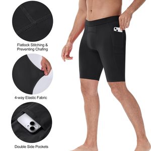 Shorts de compression haut de gamme pour hommes avec soutien musculaire pour l'entraînement, le fitness et l'athlétisme, shorts pour la récupération musculaire et la performance - Product Image 1