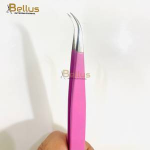 Pinzas de Alta Calidad para Extensión de Pestañas Rectas, Acero Inoxidable, Antiestáticas, Duraderas, Etiqueta Personalizada, Herramienta de Volumen OEM - Product Image 5