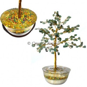 Natural 300 Chips Chakra Stone Step Tree con Chakra Orgone Feng Shui India Estatuilla Curación 7 Chakra Crystal Money Tree Bonsai - Product Image 2