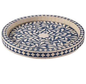 Juego de Bandejas para Servir con Incrustaciones de Hueso de Falak World Export, para Restaurante y Uso Doméstico - Product Image 1