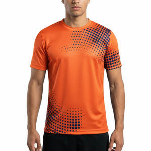 Bulk Custom Sports T Shirt Gym Running Training Tee Breathable Quick Dry Soccer Jersey Style Direct from Manufacturer - Product Image 1