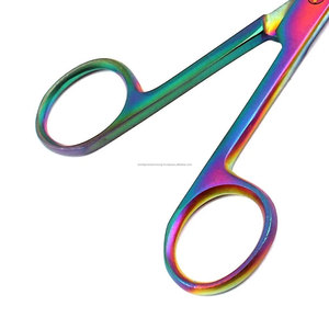 Tijeras para Vendajes Lister con Recubrimiento de Titanio Arcoíris para Cirugía Ortopédica, Juego de Instrumentos Médicos Manuales, Certificación CE Clase I - Product Image 6