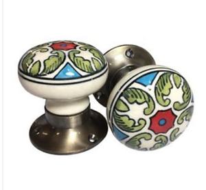 ลูกบิดประตูเซรามิกแบบร่องล็อคทันสมัยทันสมัย [mlh 122] สำหรับลิ้นชักตู้ห้องนอนห้องน้ำห้องนั่งเล่น - Product Image 1