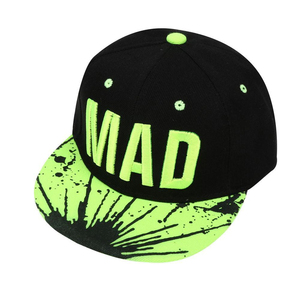 Casquette de baseball plate brodée 3D, chapeau de Snapback Hip Hop uni à 6 panneaux unisexe à la mode en plein air - Product Image 6
