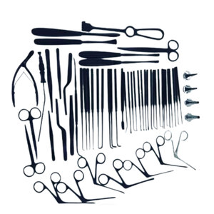 Juego de Instrumentos Quirúrgicos ORL Manuales para Microcirugía de Oído con Logotipo Personalizado, Paquete de 60 Piezas Mixtas, Lote de Timpanoplastia, Recubrimiento Negro, Reutilizables, MOL - Product Image 2
