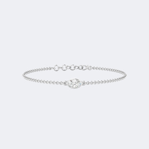 0.50CTW Marquise Bezel-<b>Set</b> Diamond Station Bracelet - Product Image 5