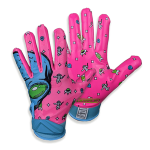 Guantes de Silicona 7v7 de Alta Calidad, Personalizados con la Bandera de Estados Unidos, para Fútbol Americano, Antideslizantes, Duraderos, con Logotipo de Goma para Jóvenes y Adultos - Product Image 2