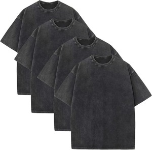 Oversized <b>Tshirts</b> for Men's Acid Wash Cotton Tee Shirts Baggy Boyfriend Vintage Streetwear Tops <b>tshirt</b> - Product Image 3