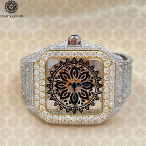 Charm_Jewells Stainless Steel Square <b>Mechanical</b> <b>Watch</b> 38mm Sapphire Crystal Luxury Fashion Analog Dial Unisex - Product Image 1