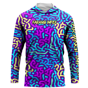 Camiseta de manga larga para hombre, nueva llegada de verano, transpirable, que absorbe la humedad, UPF 50, protección solar, para pesca, color liso. - Product Image 6