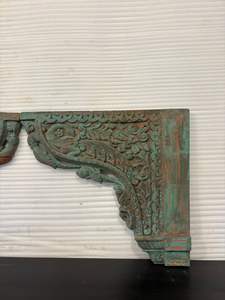 Panel de arco de madera tallado a mano antiguo |   Marco Arquitectónico Decorativo de Pared Estilo Mughal con Diseño de Puerta India Vintage para Decoración del Hogar - Product Image 2