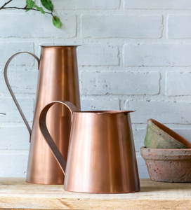 Carafe en cuivre minimaliste avec poignée, pichet décoratif pour servir, pour les intérieurs de cuisine modernes, pichet en cuivre au design minimaliste - Product Image 6