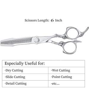 Ciseaux à effiler professionnels pour coiffeur, accessoires de coiffure pour salon, ciseaux de coupe et d'effilage professionnels pour cheveux - Product Image 2