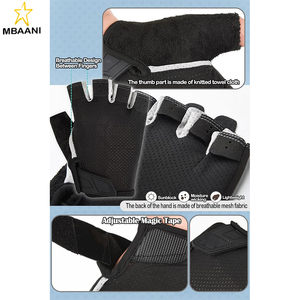 Gants de cyclisme sans doigts pour hommes et femmes, protection UV, antidérapants, respirants, pour l'entraînement, la remise en forme, le canoë, la pêche - Product Image 3