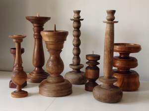 Supports de bougies de Noël en bois faits à la main, imprimés sur mesure, pour la décoration de la maison, lanternes élégantes, pots pour la table du salon - Product Image 5