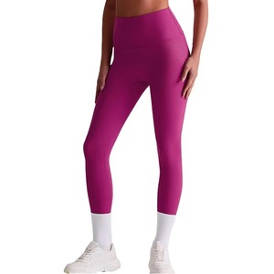 Conjuntos de Yoga Reversibles Transpirables, Sólidos, Elásticos en Cuatro Direcciones, Ecológicos, Ligeros, Top Deportivo de Cintura Alta, Leggings, Pantalones Largos - Product Image 1
