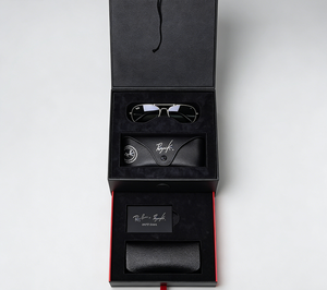 Eyeglasses & Sunglasses Packaging Boxes Custom Logo Recycled Materials Coated Paper Glossy Lamination - Product Image 3