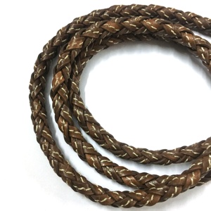 High Quality DIY Bracelet Necklace Jewelry Findings & Components <b>Braided</b> Leather <b>Cord</b> Made in India Whole Sale Price - Product Image 1