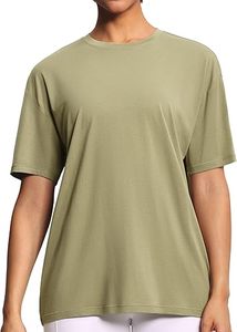 เสื้อยืดสตรีทแวร์โลโก้แบบกำหนดเอง เสื้อยืดผ้าฝ้ายทรงหลวมสำหรับผู้หญิง เสื้อยืดคอกลมโอเวอร์ไซส์สุดหรูสำหรับผู้หญิง - Product Image 3
