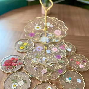 Soporte para Postres de Alta Calidad, Ecológico, No Tóxico, Resistente al Calor, Reutilizable, para Exhibición de Pasteles y Repostería, Diseño Artesanal - Product Image 1