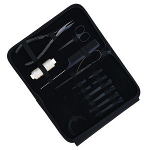 Kit d'outils pour extensions capillaires : Perles, Pince à sertir plate, Fil à boucles, Fil à perruque, Ciseaux, Grande pince de coiffure, Peigne à queue, Ensemble d'aiguilles - Product Image 1