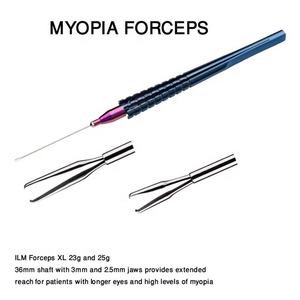 Haute qualité ISO 13485 certifié CE réutilisable titane Micro Vitreo-rétinien myopie pince 20G-25G Instrument chirurgical manuel - Product Image 3