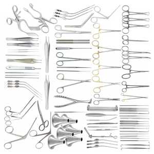 Ensemble d'instruments de tympanoplastie ORL de qualité supérieure pour micro-chirurgie auriculaire, en acier, couleur noire, alimentation manuelle, certifié CE - Product Image 2