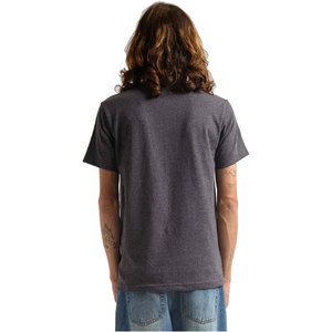 T-shirts à col rond Shaka Wear Style 6oz en coton américain de qualité supérieure, grammage lourd, couleur gris, pour le streetwear, vente en gros - Product Image 3
