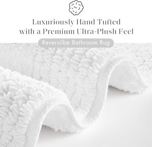 Tapis de bain en coton à séchage rapide, absorbant, antidérapant, à poils longs, tapis de bain personnalisé antidérapant pour hôtel et maison - Product Image 5